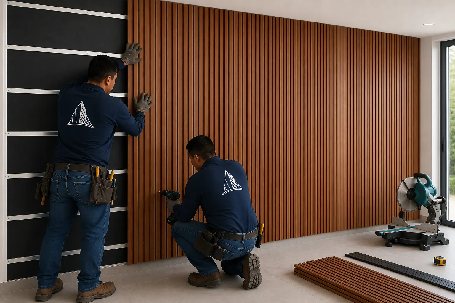 Instalación profesional de lambrín por Grupo CAAAV en Perote, Veracruz